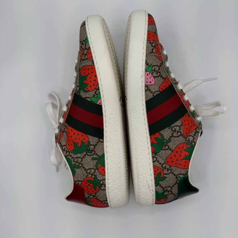 Gucci Ace Strawberry Sneaker - Picture 6 of 12